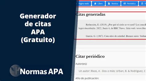 formato apa online|Generador de citas APA gratuito [Versión 2024]